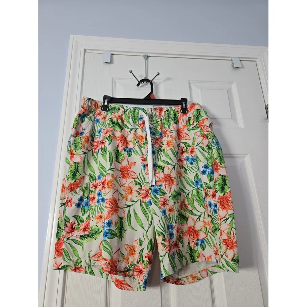 Field & Stream Mens Board Shorts Size XL Florial